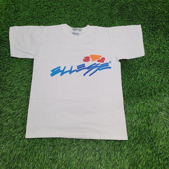 Vintage 80s Ellesse Single Stitch Tee Mens XS/S Casuals Tennis Made In USA - Picture 1 of 13